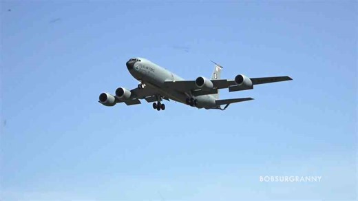 When a KC-135 flies so low you feel the weight of it