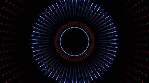 Red and Blue Flashing Neon Pulsation Background VJ Loop in 4K