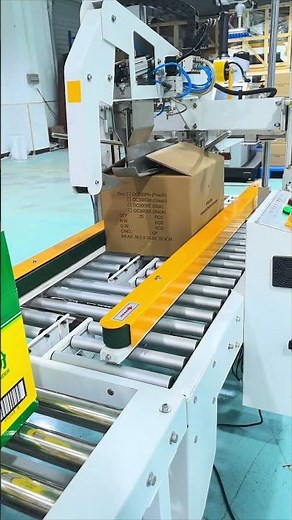 📦 Fully automatic carton sealing and packing machine #cartonfoldingmachine #manufacturing #machine