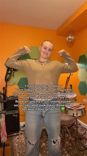 Life gets better 💚 #transmasc #nonbinary #butch #lesbian #genderidentity #genderqueer #transliving