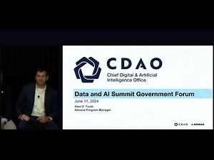 DoD Chief Data and AI Office Speaking at Databricks DAIS Government Forum 2024