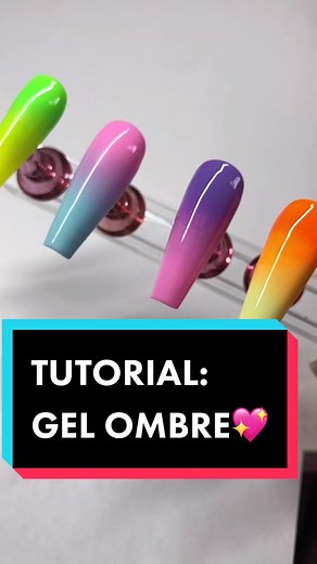 Quick and Easy Gel Ombre Nail Tutorial