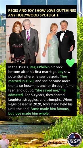 Regis and Joy show love outshines any Hollywood spotlight