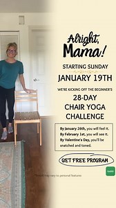 1.3K views · 46 reactions | Get VISIBLE body transformation in 28 DAYS with Chair Yoga!  1️⃣ Choose your goal and target areas; 2️⃣ Get a Personalised workout plan; 3️⃣ Track your progress and keep motivated; 4️⃣ See visible results in 4 weeks! | Fitness Challenge | Facebook