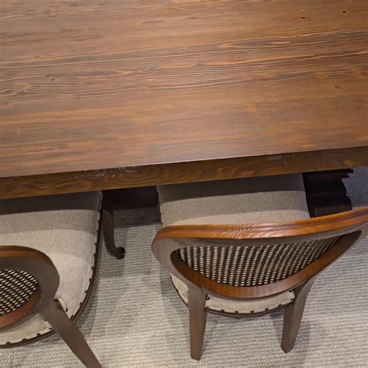 Handmade Pine Wood Dining Table and Chair Set - Mid Century Style - Etsy