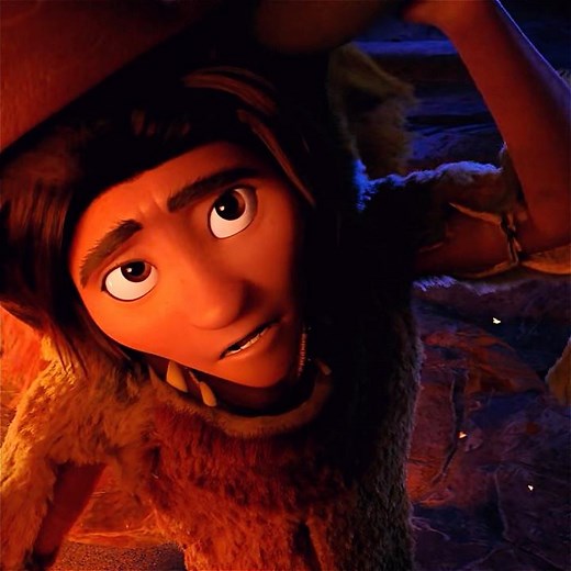 Eep and Guy's Love Story.#shorts #cartoon #viral #thecroods #fyp