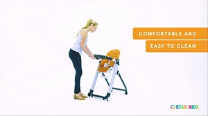 Watch Bimberi High Chair by Star Kidz in action ⚡On Sale Now 😍 👉Order Here: https://www.nanny-annie.com/star-kidz-bimberi-high-chair-silver See what the customers are saying about it: ⭐We love star kidz bimberi high chair. Its easy to clean and easy to get our son in & out. Its lightweight and easy to move around the house. Its very stylish and compact . Assembled it within few minutes. It comes with two trays and has a clip on the back to store it when you are not using the tray. Very satisfi