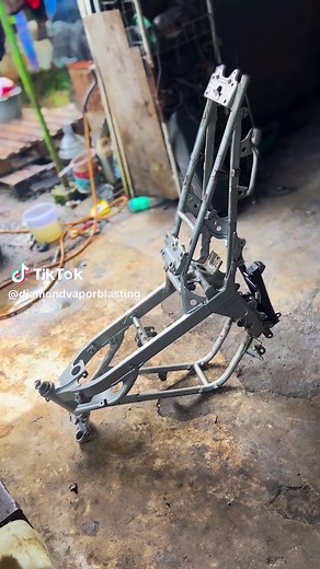 Powdercoating frame ninja ss😉🙏🙏🙏