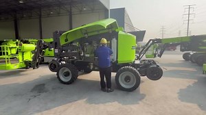 Successful delivery of Zoomlion very first ZR16J AutoRail Articulating Boom Lift! | ZOOMLION ACCESS