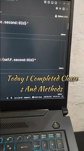 Classes, Methods & GitHub Updates in Python. || Day 18