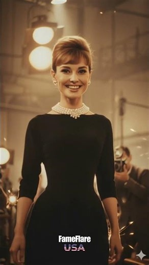 The Moment Audrey Hepburn Redefined Classic Hollywood Glamour ✨ #TimelessIcon #OldHollywood