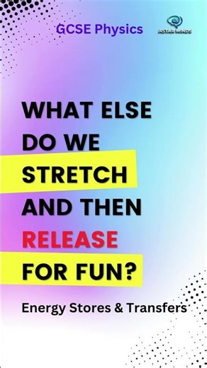 Spring into Action: Elastic Energy Explained - #shorts #science #gcse #physics