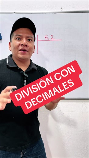 División con Decimales para Primaria