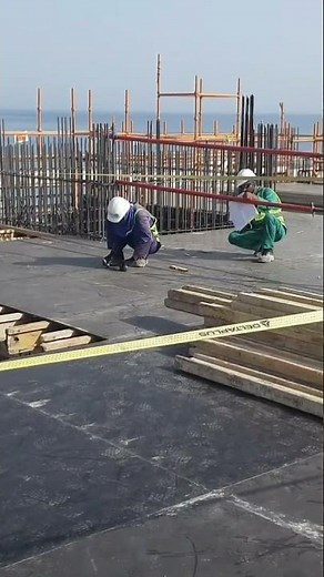 slab shuttering work using Doka formwork system
