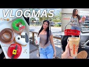 VLOGMAS WEEKEND!🎄Cozy Christmas Shopping, Market Days, Romanticizing Winter & Holiday Treats
