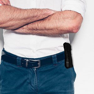 Stun Gun with Flashlight – 110 Lumen w/ Rubberized Grip | Stealth