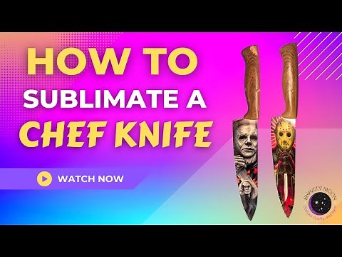 How To Sublimate A Chef Knife With Subliglaze Sublimation Coating