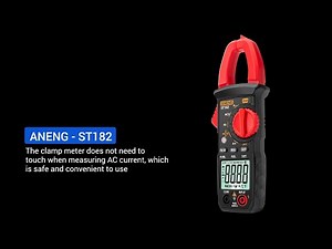 ANENG ST182 pro 4000 Counts Digital AC Current Clamp Meter 400A Automatic Range Multimeter