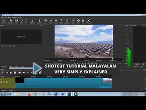 Shotcut full tutorial in 10 minutes (Malayalam)