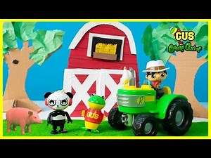 Pretend Play Miniature Farm Tour Stop Motion! Farm Animals for Kids!