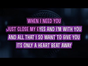 When I Need You (Karaoke) - Celine Dion