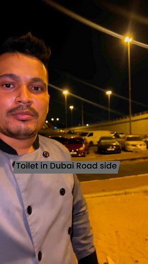 toilet in Dubai road side #hotellife #dubailife #cheflife #HappyDiwali #foodie | Mistar Hussain Ansari