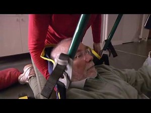 Overeind komen na een val met tillift.