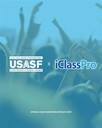 The support from iClassPro Class Management Software allows our athletes to thrive  Thank you SO much for being a partner of USASF and continuing to empower our athletes! ✨ Connect with them today at https://www.iclasspro.com #USASF #AllinforAllStar #allstar #allstarcheer #cheer #allstardance #dance | USASF | Facebook