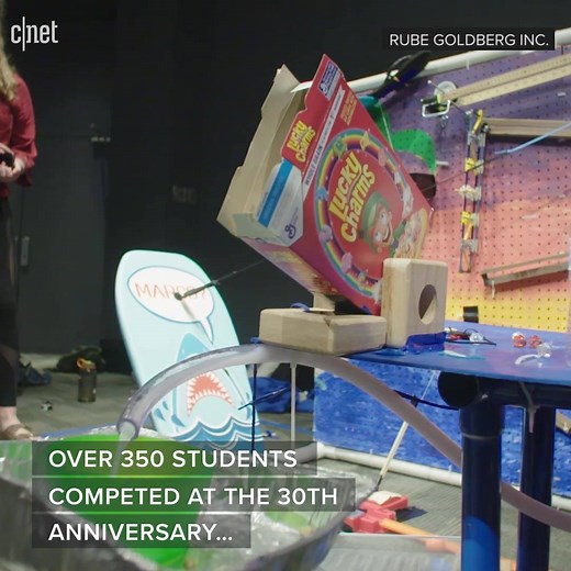 69K views · 117 reactions | There's nothing like a Rube Goldberg machine contest to make you appreciate the simple things in life. | CNET | Facebook