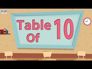 10 Times Table For Beginners | 10x Table | Learn Ten Multiplication Tables For Beginners - Maths