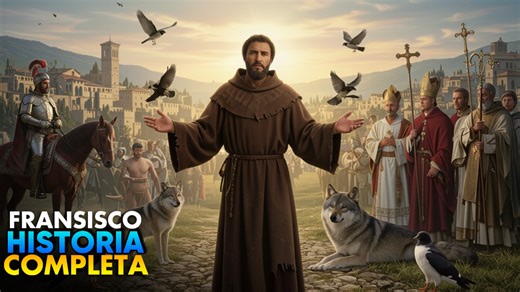 2.6M views · 128K reactions | San Francisco de Asís: La Historia REAL del Santo que Renunció a Todo #SanFranciscoDeAsís #SantosCatólicos #Franciscanos #HistoriaDeLaIglesia Con la voz de Félix Riaño @LocutorCo | Historia y Mitologia | Facebook