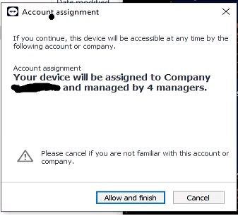 Remove Assignment Prompt when installing Host via Mass Deployment - TeamViewer Community