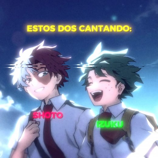 Cover de Shoto Todoroki y Midoriya - Boku no Hero Academia