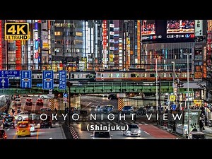(4K) TOKYO Night View (Neon Lights @ Shinjuku - Kabukicho) 東京夜景（新宿/歌舞伎町のネオン）
