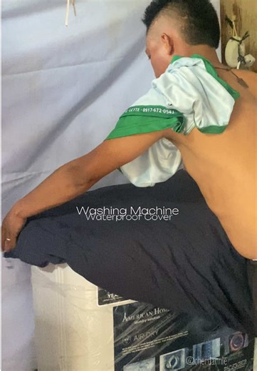 Waashing Machine Waterproof cover🧺🫧🧼 #fypシ゚ #waterproofing #waraynontiktokers #fyppppppppppppppppppppppp #foryoupage