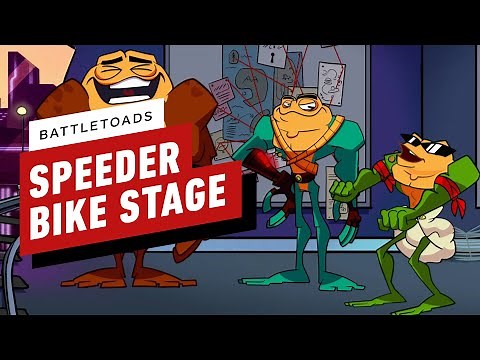 Battletoads - Full Speeder Bike Level Gameplay