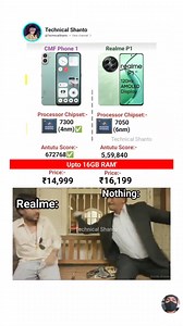 742K views · 4.5K reactions | Realme P1 vs CMF Phone 1  #memes #vivo #iphone | Technical Shanto | Facebook