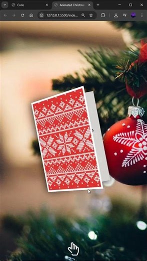 Christmas Card #programación #navidad #animation #code #free #html #javascript #arbolnavidad #card