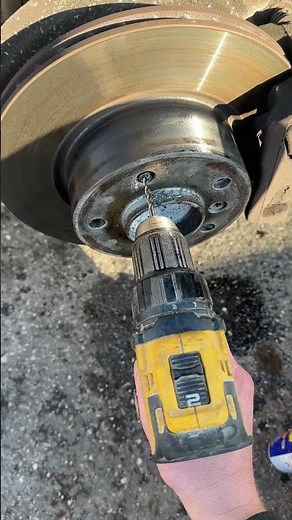 How to remove a broken wheel nut