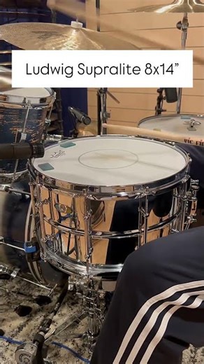 Ludwig Supralite 8x14” Tuned Higher #ludwigdrums #snaredrum #drumtuning #strajkstudios