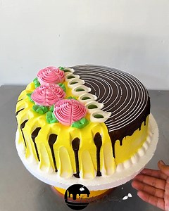 4.5M views · 4.8K reactions | Tutorial for decorating cakes with chocolate ganache drip | HV cake | Facebook