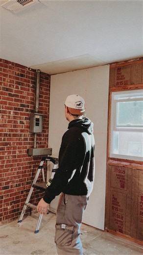 Andrew Powell on Instagram: "It was definitely worth putting new insulation and drywall in!🙌🏼"