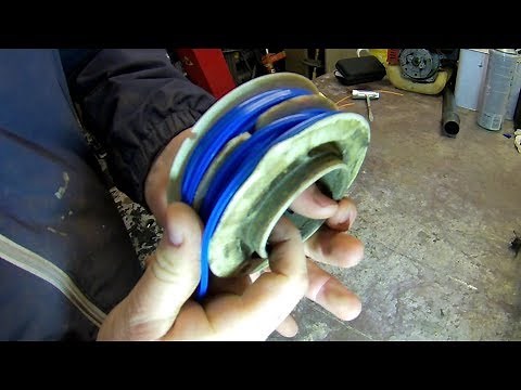 How to restring husqvarna trimmers