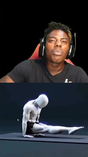 ISHOWSPEED DOES L-SIT #ishowspeed #speed #reaction