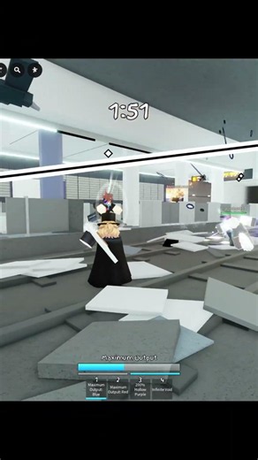 Maximum Output Blue with no cooldowns 💀 lore accurate Gojo #jjs #roblox #jjkgame #jujutsushenanigans