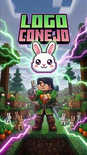 🐰 Cómo Hacer el Logo del Conejo en Minecraft