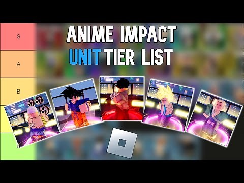 Anime Impact Tier List | Roblox Tier Lists