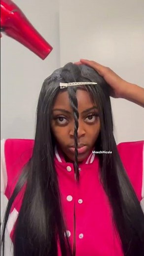 quick weave using 4 packs of 24 inch hair by Dream Weaver beauty supply hair. #quickweave