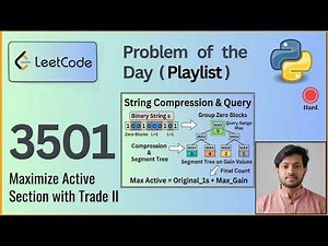 LeetCode 3501 Solution | Maximize Active Section with Trade II | Segment Tree & Bisect | Python