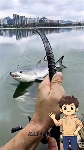 Modal apel doang… yang nyamber malah HIU 😭🍎🦈 Fix ini hiu lagi diet buah! #fyp #lewatberanda #umpanmancing #hiu #apel